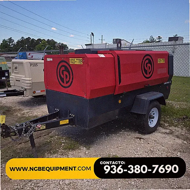 2019 Chicago Neumatic 400CFM Air Compressor / John Deere Engine - High Pressure