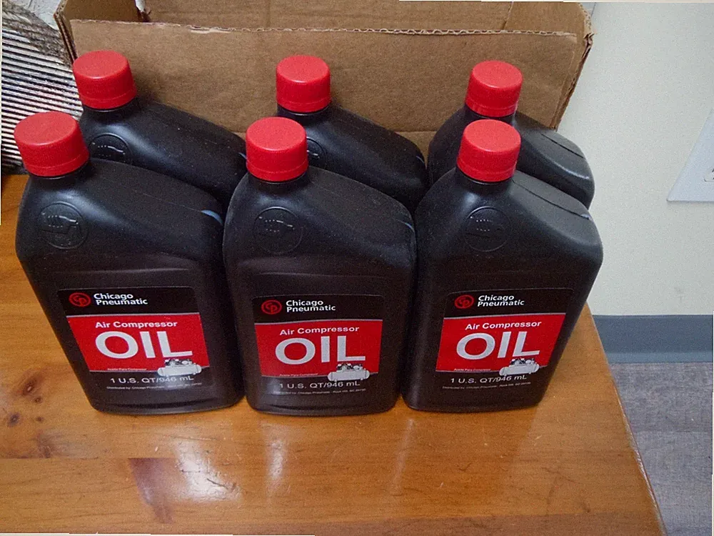 6 QTS CHICAGO PNEUMATIC 1312101247 air Compressor Oil 30 SAE Grade 36VZ56 D1