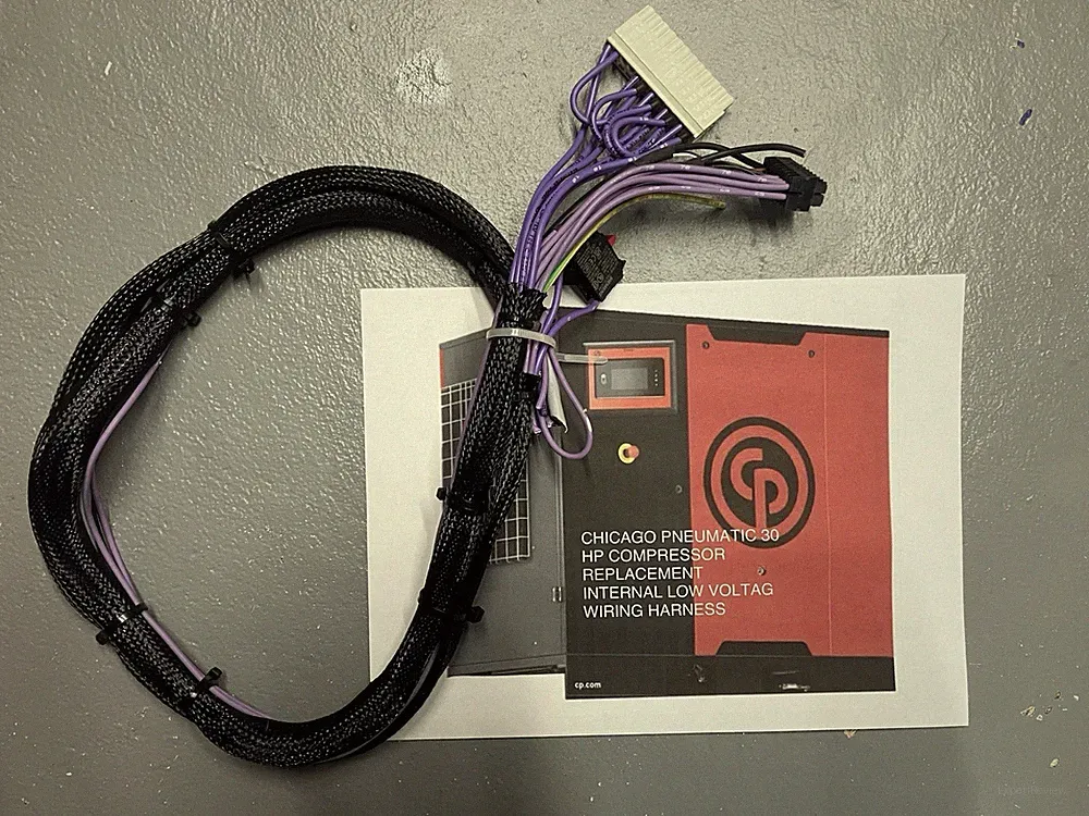 Chicago Pneumatic Wire Harness For 30 Hp Rotary Compressor– Part 1630 0028 01